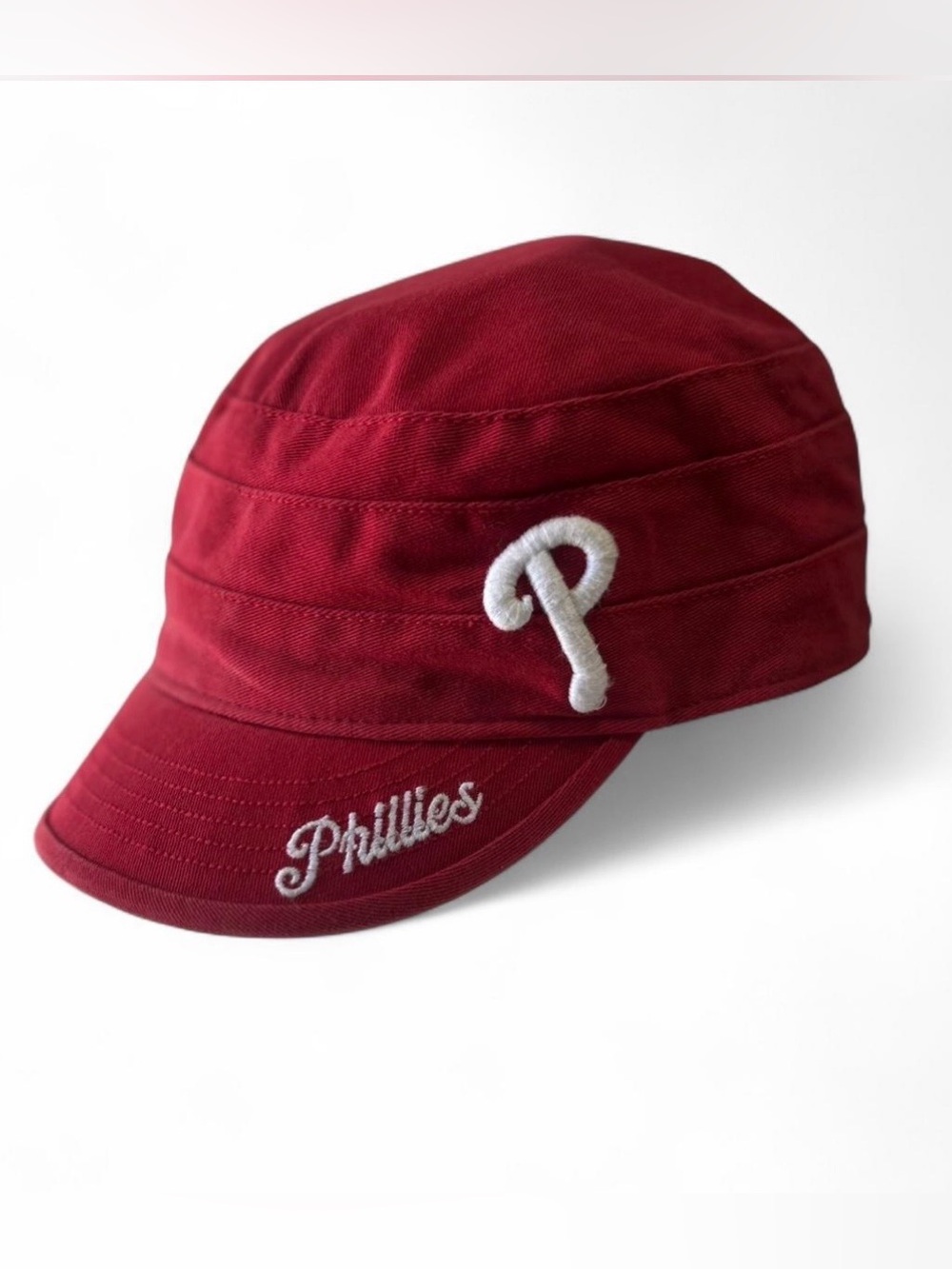 Military Cadet Cap Red Philadelphia Phillies MLB Baseball Adjustable '47 Brand